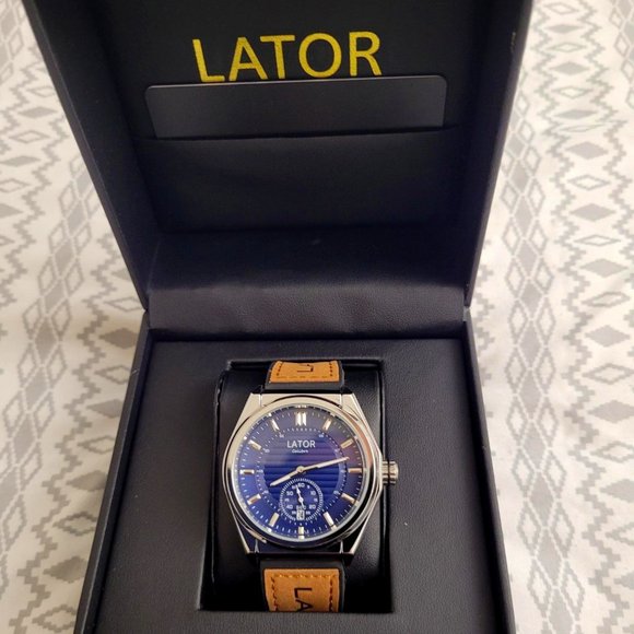 Lator men's watch. NWOT - Picture 1 of 5